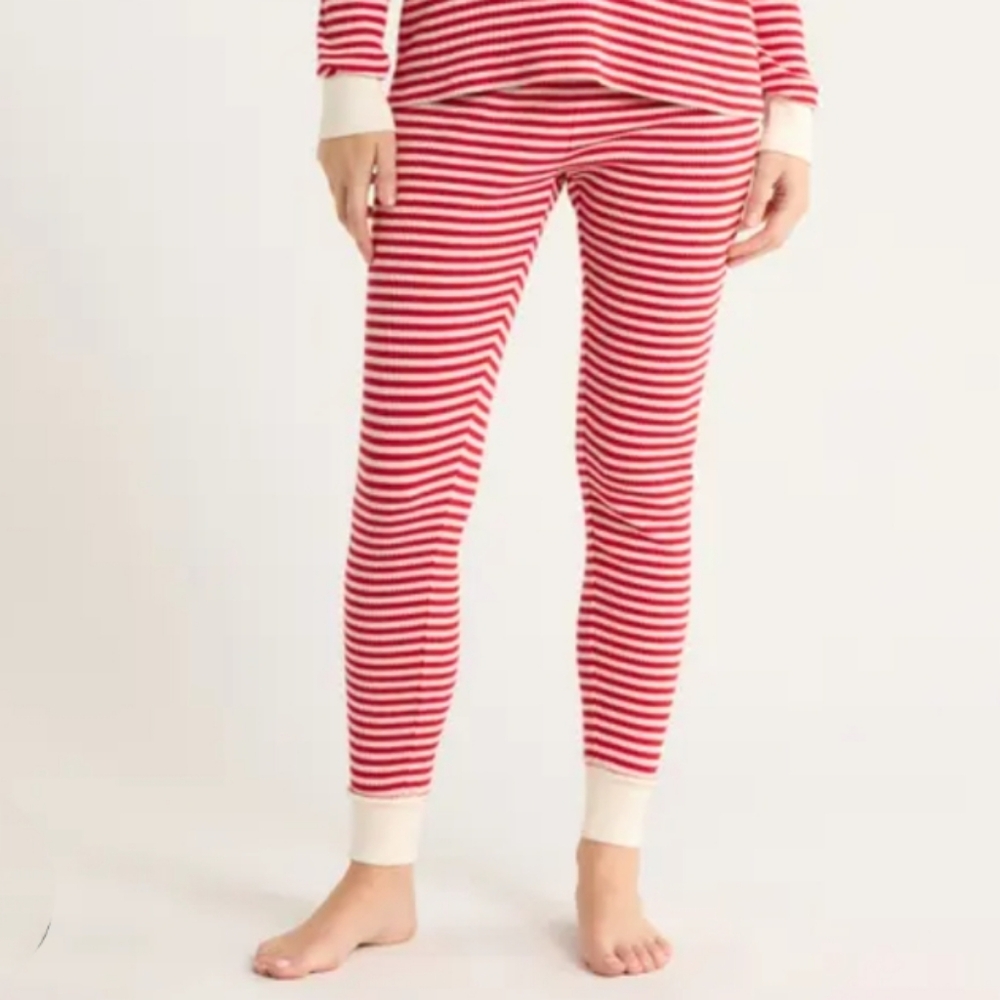Victoria's Secret Red and White Striped Lounge Pajama Pants. Size S